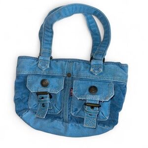 Vintage Levi's Light Blue Denim Tote Bag